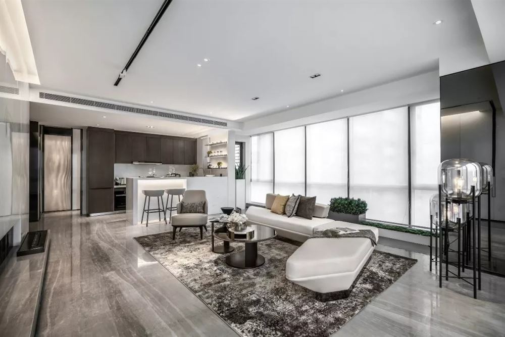 湛江市金科世家輕奢風(fēng)格四居室裝修案例