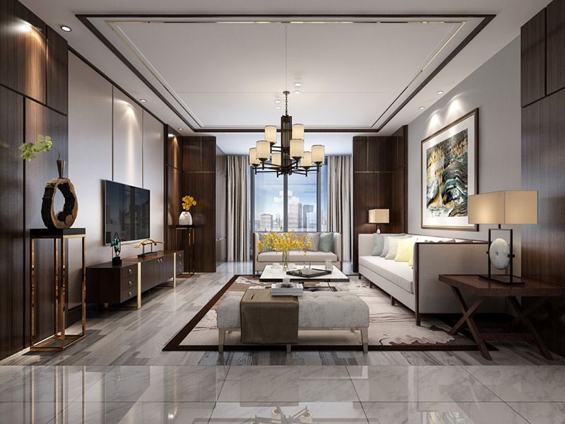 河源市恒大名都現(xiàn)代簡約風(fēng)格三居室裝修案例