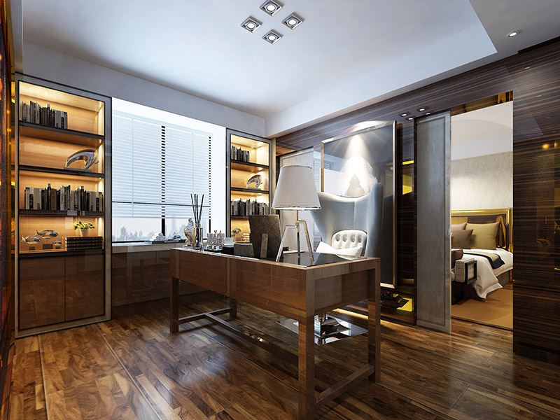 常州市華潤(rùn)國(guó)際社區(qū)&middot;幸福里商鋪輕奢風(fēng)格三居室裝修案例