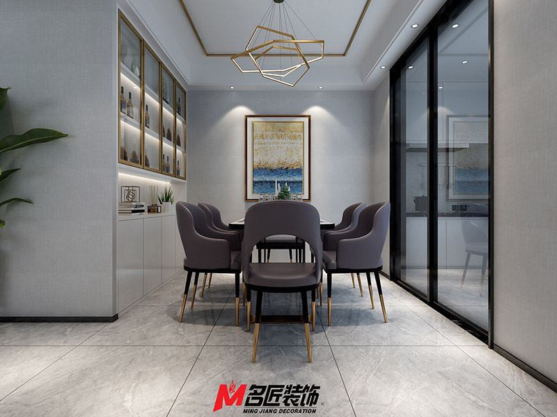 臺(tái)州市碧桂園&middot;翰林府輕奢風(fēng)格三居室裝修案例