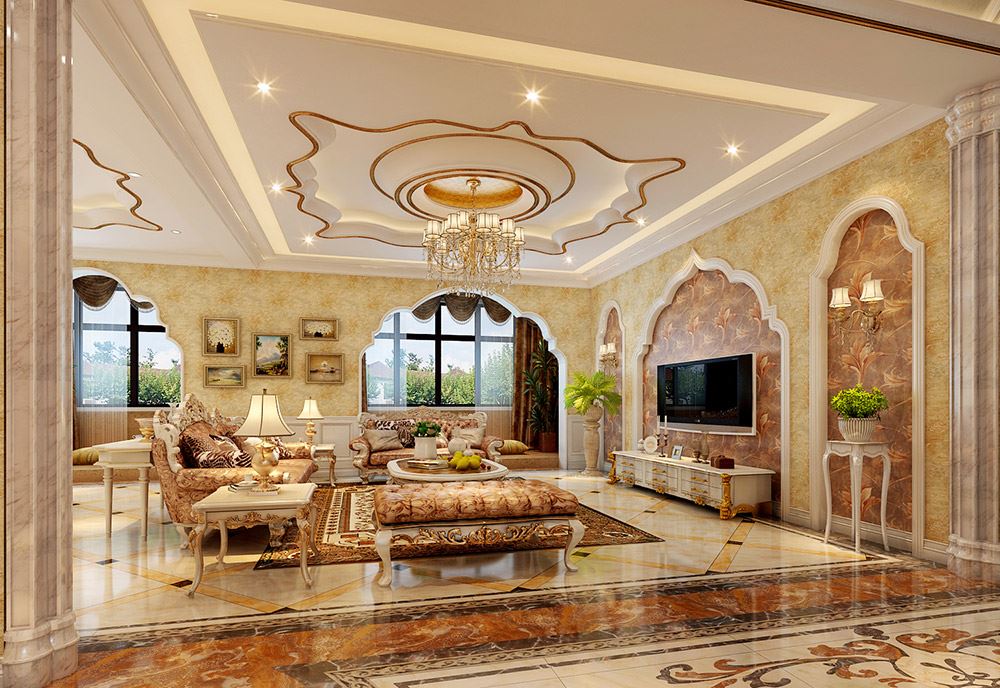 楚雄彝族自治州北浦嘉園歐式風(fēng)格別墅裝修案例