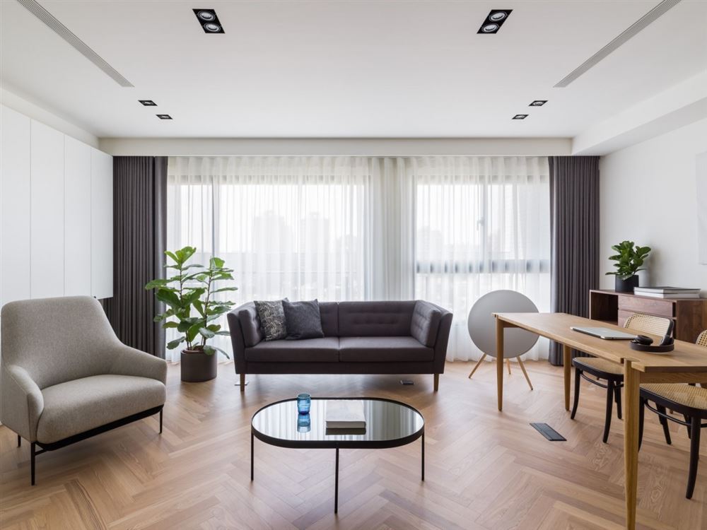 江門市星海灣華庭現(xiàn)代簡(jiǎn)約風(fēng)格三居室裝修案例