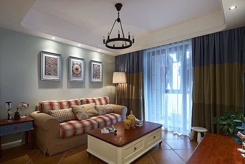 江門市海怡園田園風(fēng)格二居室裝修案例