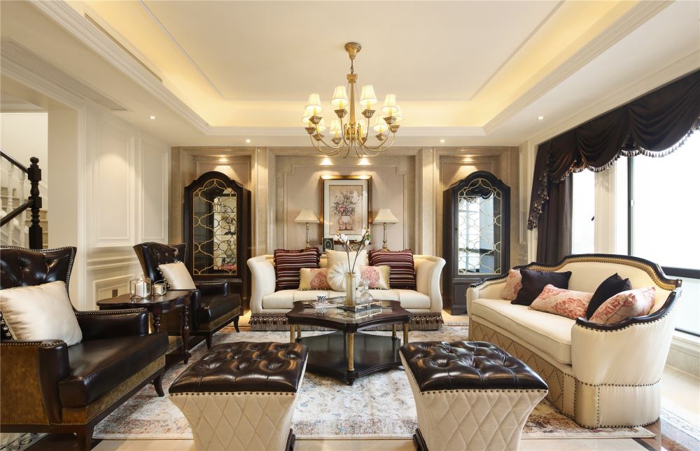 江門市碧桂園翡翠灣歐式風(fēng)格別墅裝修案例