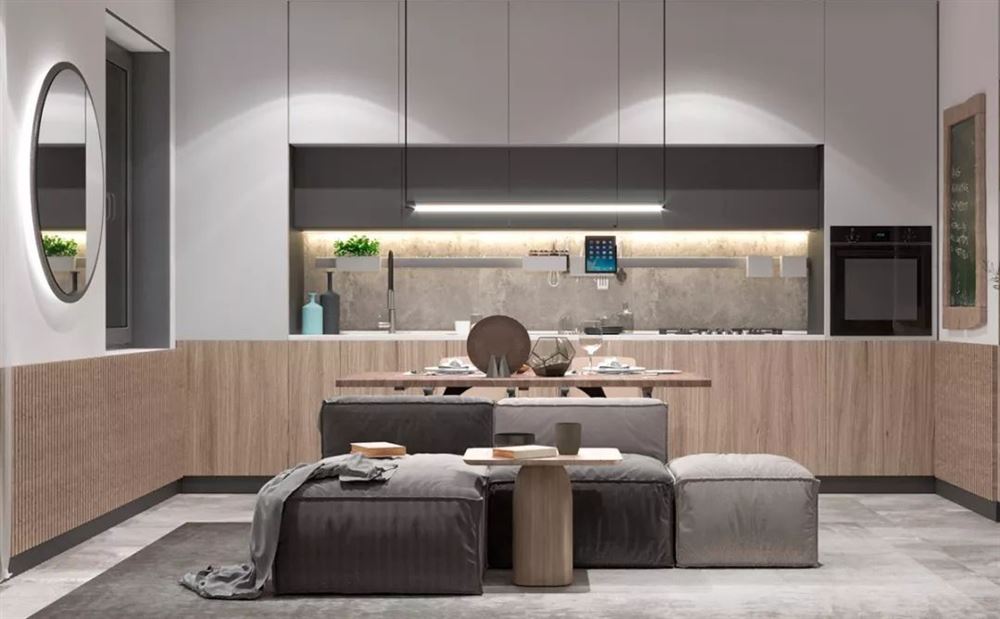 佛山市雅居樂(lè)萬(wàn)象郡現(xiàn)代簡(jiǎn)約風(fēng)格公寓裝修案例