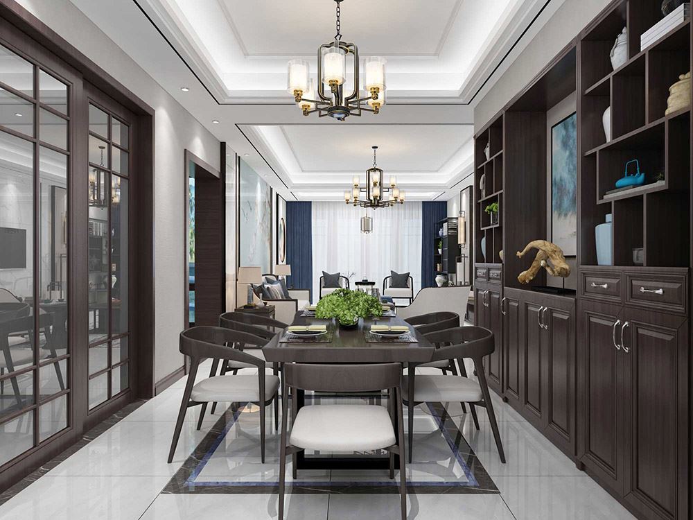 河源市華僑城現(xiàn)代簡(jiǎn)約風(fēng)格三居室裝修案例