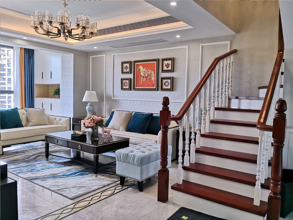 江門市時代春樹里歐式風(fēng)格復(fù)式裝修案例