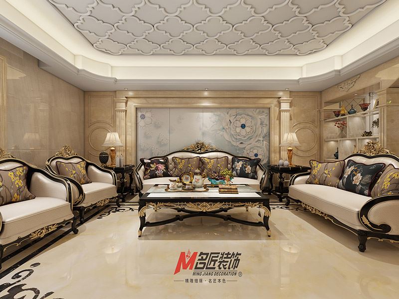 揭陽市保利&middot;半島一號歐式風格三居室裝修案例