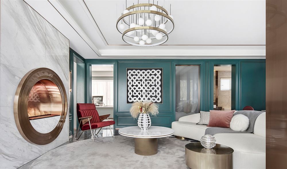 佛山市金科城輕奢風(fēng)格三居室裝修案例