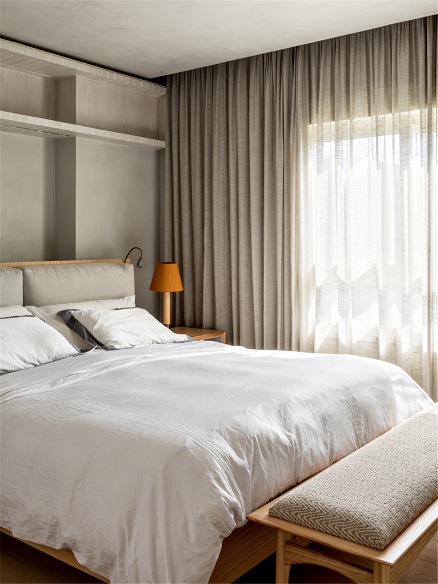 極簡風格家裝設(shè)計室內(nèi)裝修效果圖-臥室