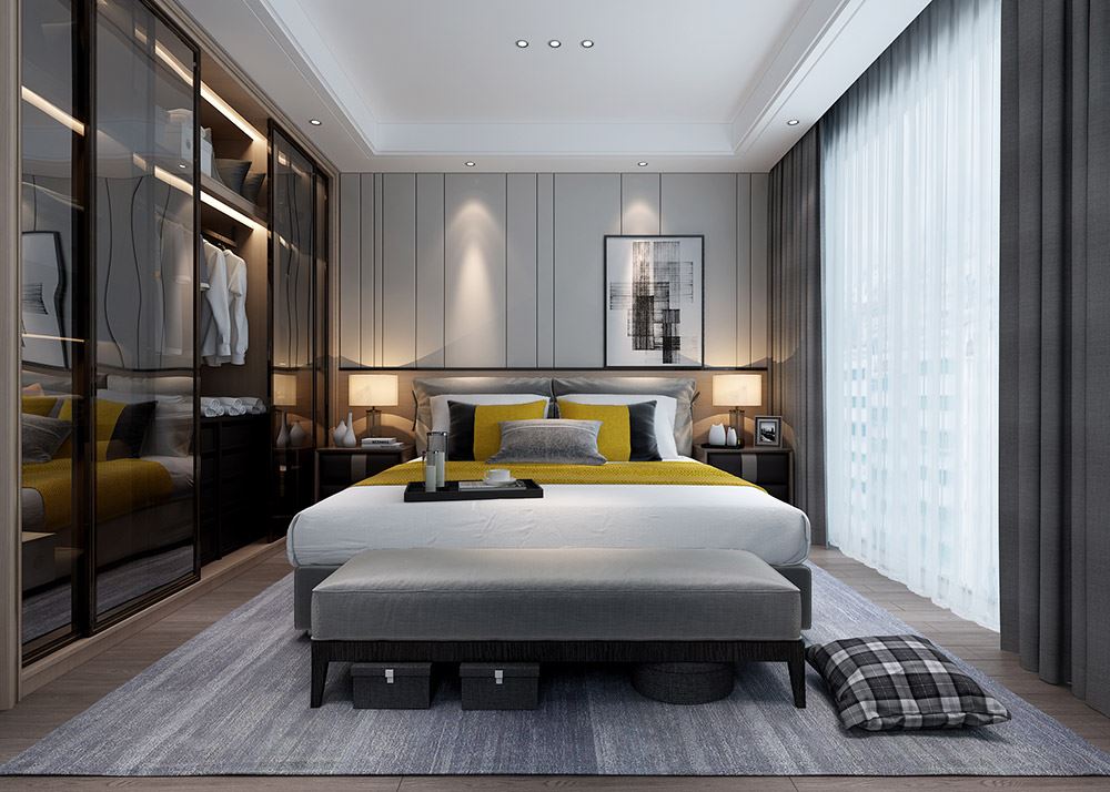 昭通市濱江首座現(xiàn)代簡(jiǎn)約風(fēng)格二居室裝修案例