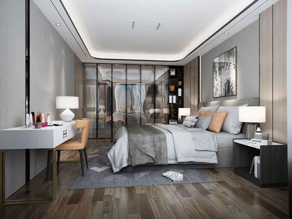 臺(tái)州市濱海灣花苑現(xiàn)代簡(jiǎn)約風(fēng)格三居室裝修案例