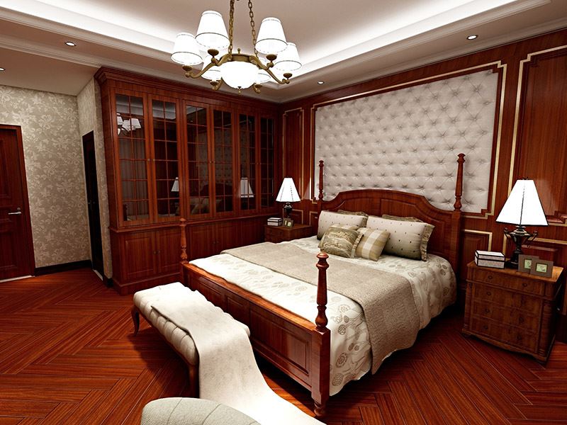 佛山市翡翠西江新中式風(fēng)格四居室裝修案例