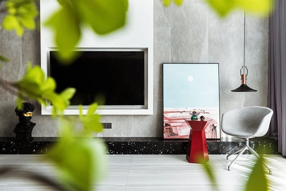 陽江市月亮灣北歐風(fēng)格三居室裝修案例