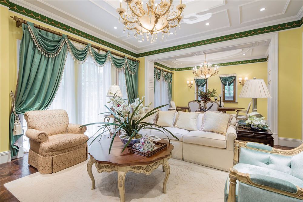 江門市潮連聚龍新村田園風格三居室裝修案例