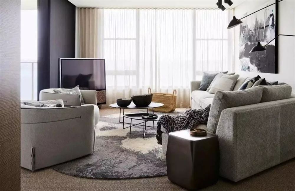 佛山市保利玥府北歐風格三居室裝修案例