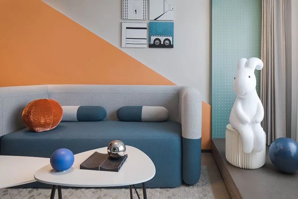 江門市長福街住宅樓北歐風格三居室裝修案例