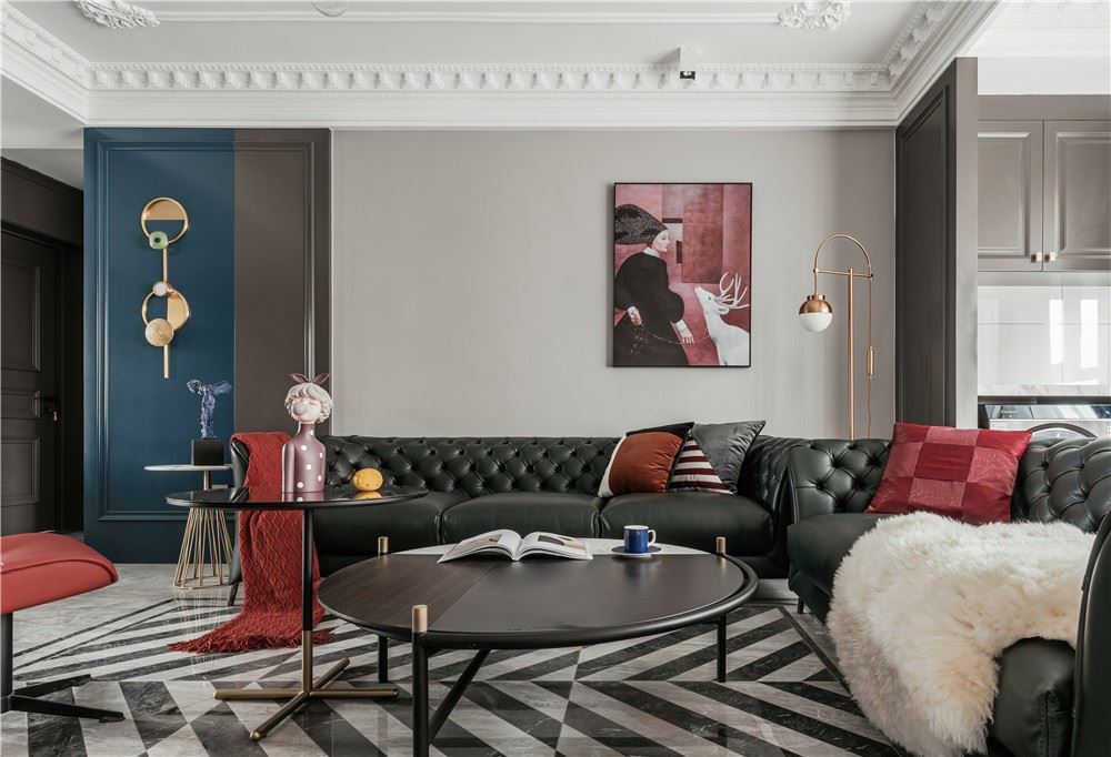 昭通市地稅局家屬房現(xiàn)代簡約風(fēng)格四居室裝修案例