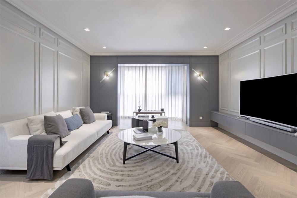 湛江市財(cái)政局宿舍(燈塔路)現(xiàn)代簡約風(fēng)格四居室裝修案例