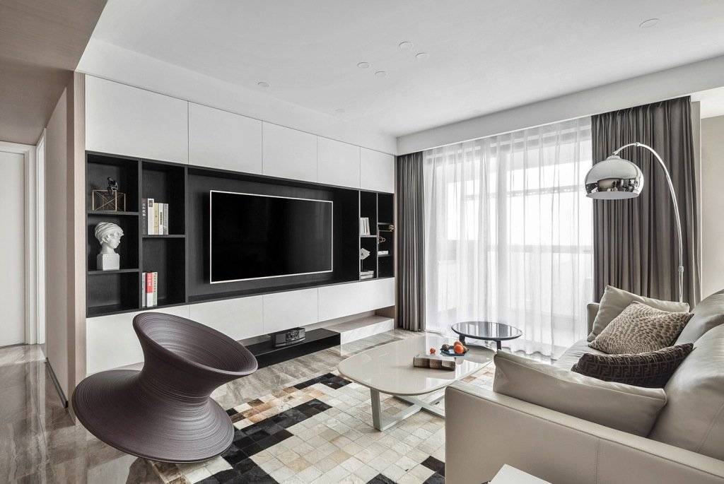 韶關(guān)市保利時(shí)光印象現(xiàn)代簡(jiǎn)約風(fēng)格三居室裝修案例