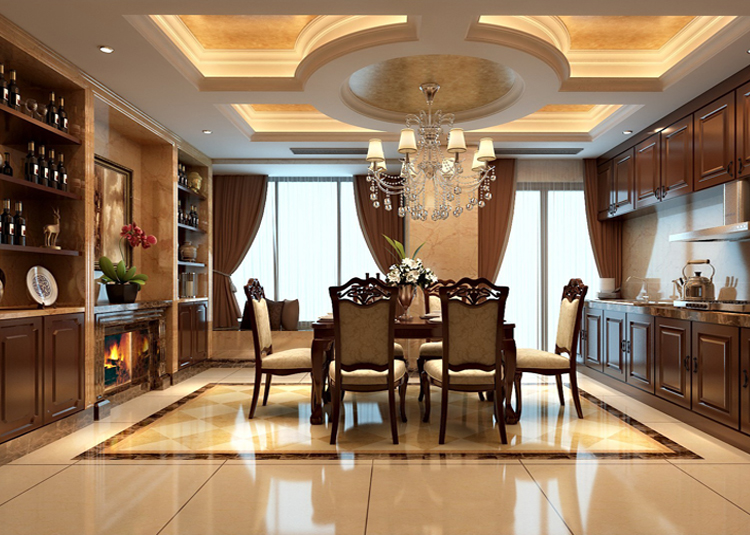 佛山市廣佛新世界花園洋房歐式風(fēng)格四居室裝修案例