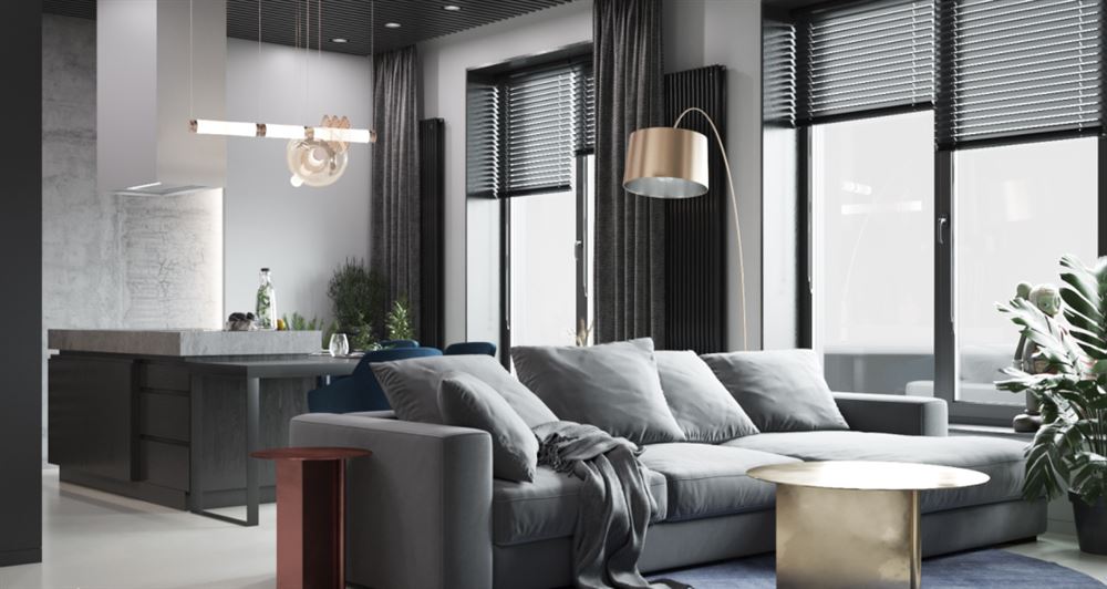 深圳市保利招商雍山郡現(xiàn)代簡約風格三居室裝修案例