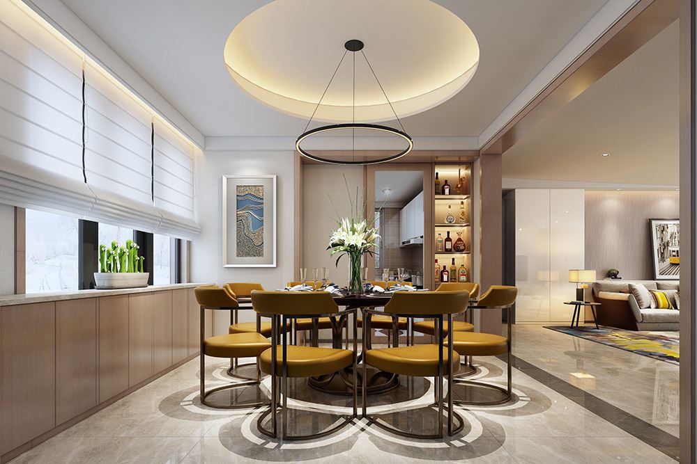 佛山市時代愛車小鎮(zhèn)(佛山)輕奢風(fēng)格別墅裝修案例