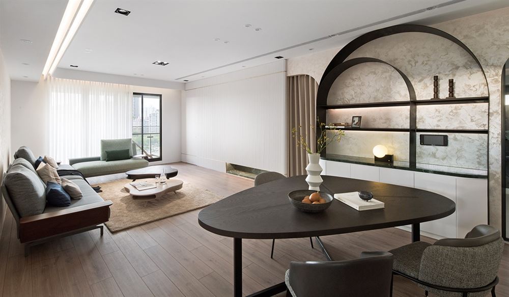 佛山市高明鈞明城現(xiàn)代簡(jiǎn)約風(fēng)格四居室裝修案例