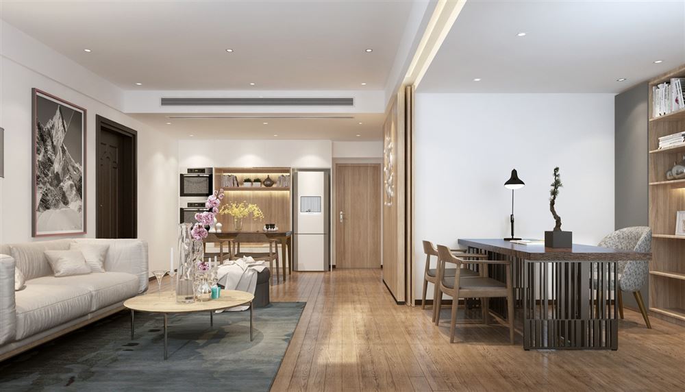 廣州市東方新世界北歐風(fēng)格三居室裝修案例