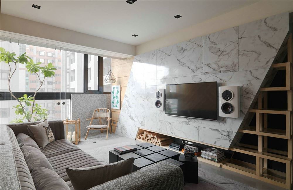 湛江市福祥花園現(xiàn)代簡約風(fēng)格三居室裝修案例