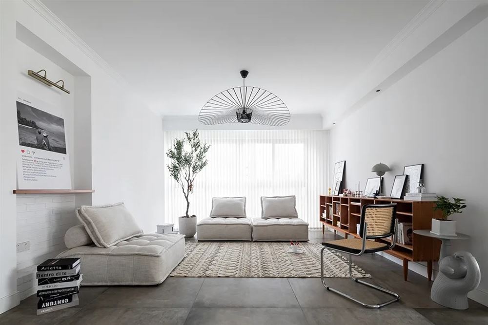 廣州市中航城花園北歐風格三居室裝修案例