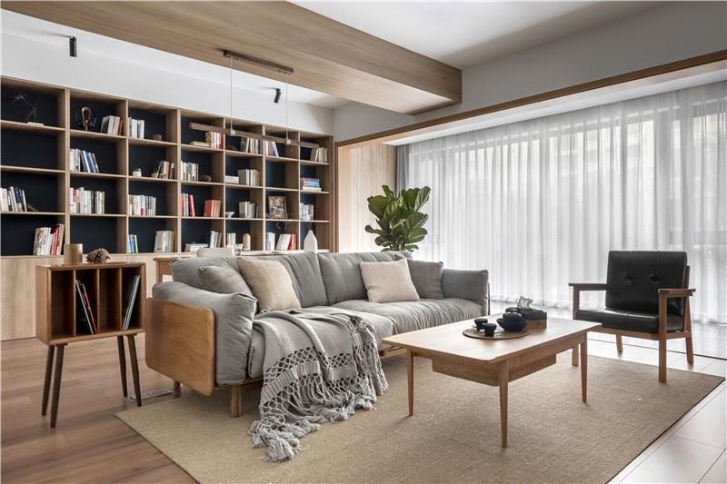 佛山市峰睿公館現(xiàn)代風(fēng)格二居室裝修案例