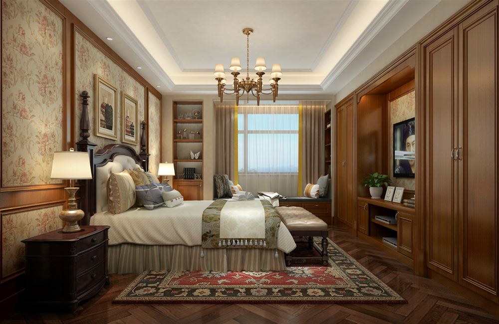 惠州市保利陽(yáng)光城歐式風(fēng)格三居室裝修案例