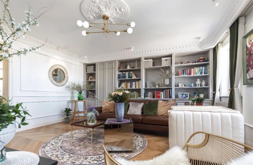 江門市越秀星匯名庭歐式風格三居室裝修案例