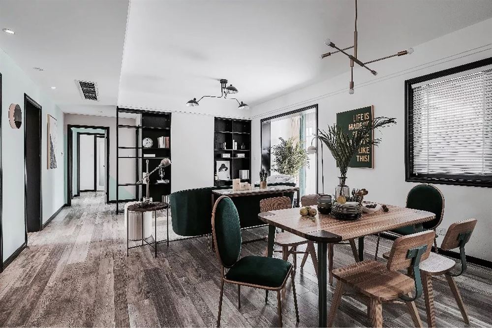 佛山市中交&middot;瀧灣云城北歐風格三居室裝修案例