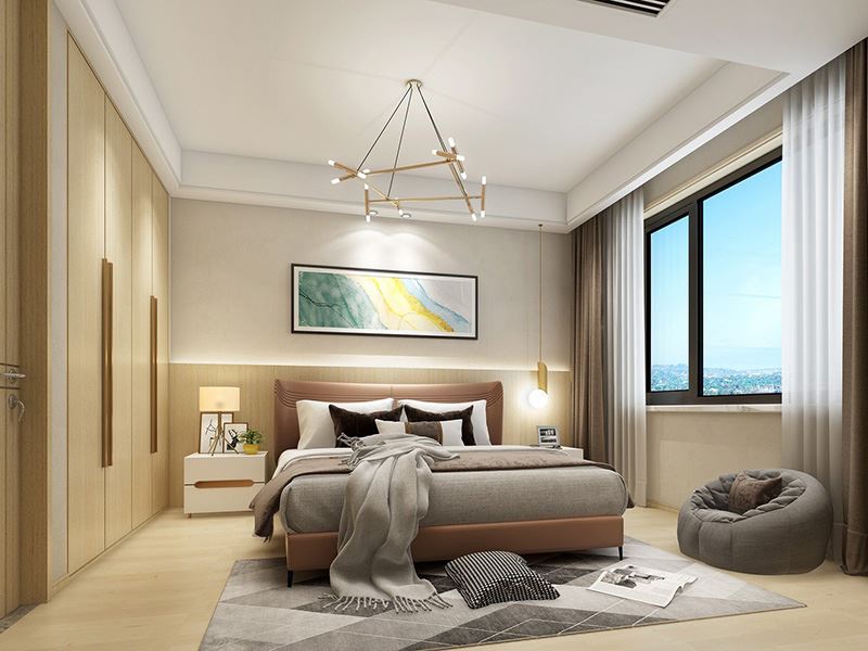 常州市泰和之春現(xiàn)代簡(jiǎn)約風(fēng)格三居室裝修案例