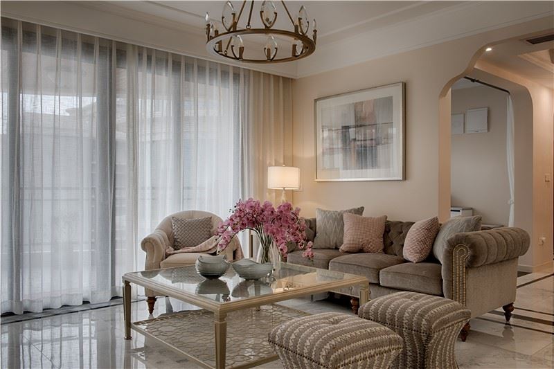 廣州市中航城花園美式風(fēng)格三居室裝修案例