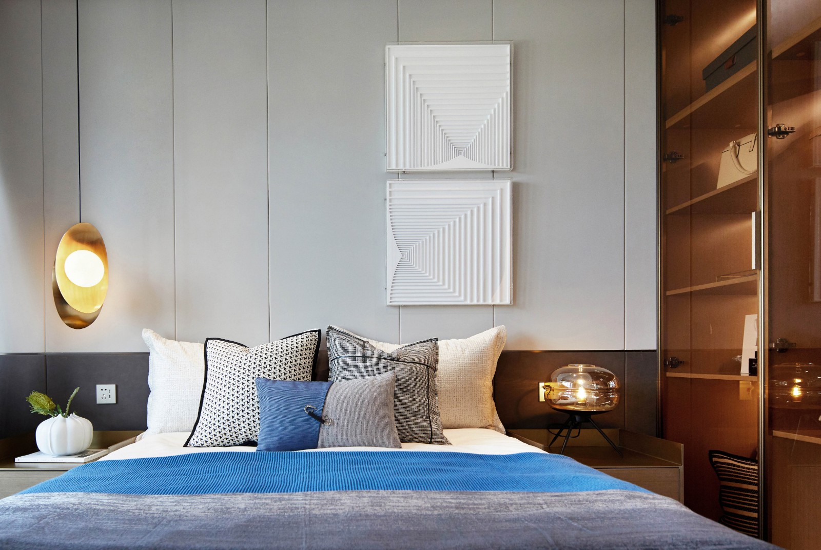 現(xiàn)代簡約風格室內設計家裝案例-臥室