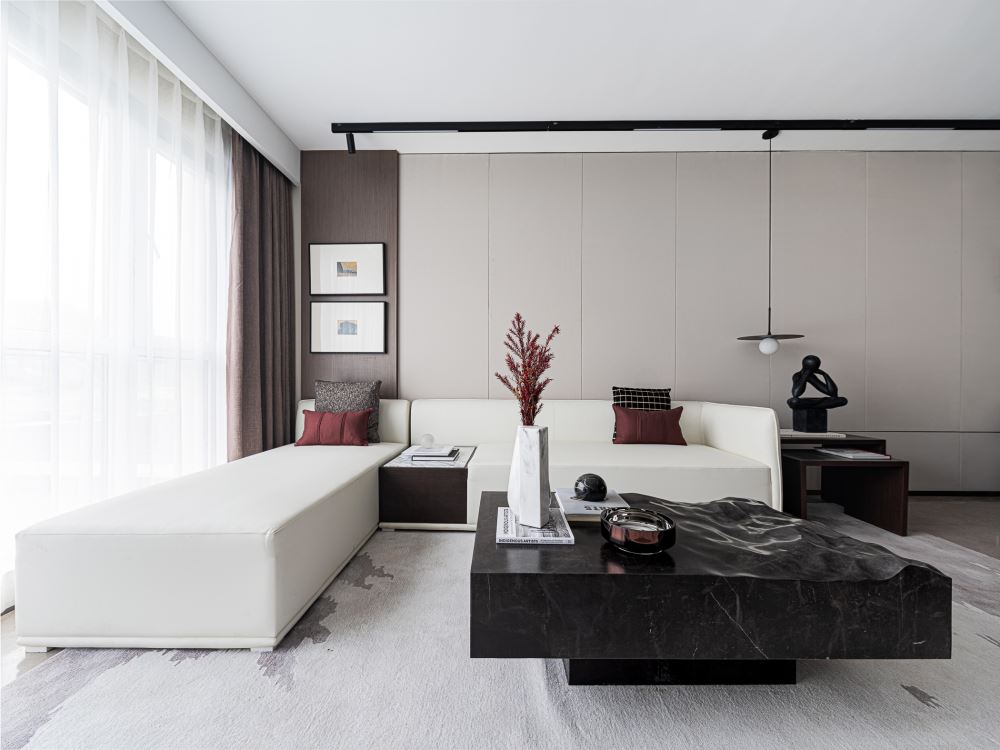 佛山市美的&middot;東樾灣現(xiàn)代簡約風格三居室裝修案例