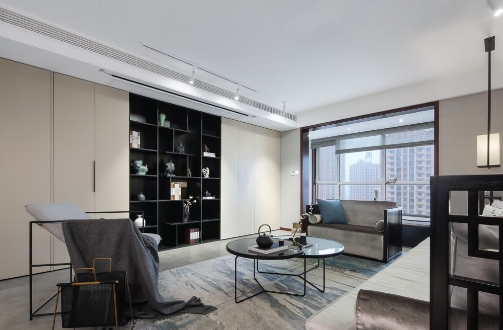 曲靖市麟翠苑新中式風(fēng)格四居室裝修案例