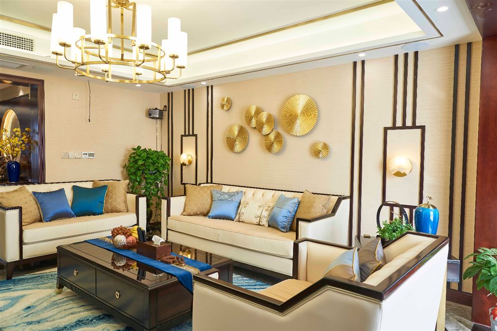 廣州市美林湖畔新中式風(fēng)格三居室裝修案例