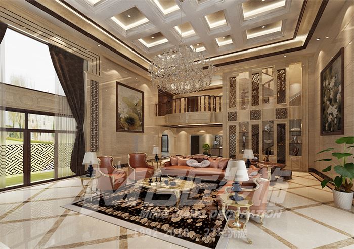 佛山市高明鈞明城歐式風(fēng)格四居室裝修案例