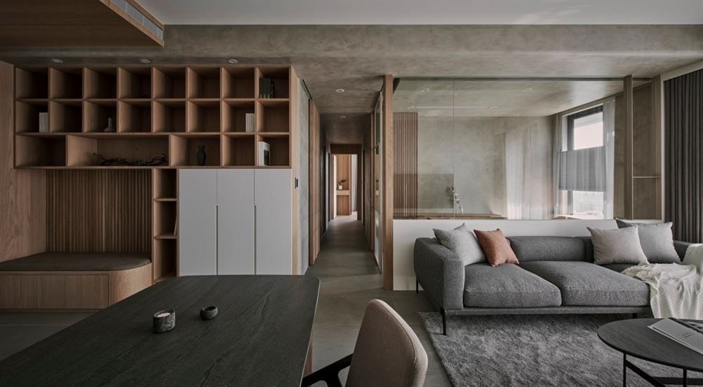 江門市富城大道住宅樓現(xiàn)代簡約風(fēng)格三居室裝修案例