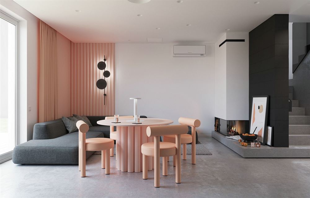 佛山市金地&middot;中南&middot;新城大境北歐風(fēng)格復(fù)式裝修案例