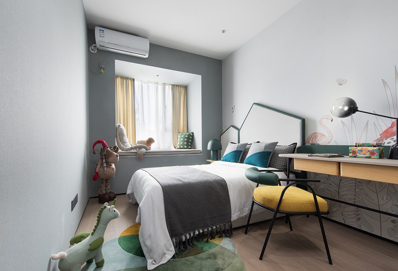 裝修案例現(xiàn)代簡約風格室內裝修效果圖-兒童房