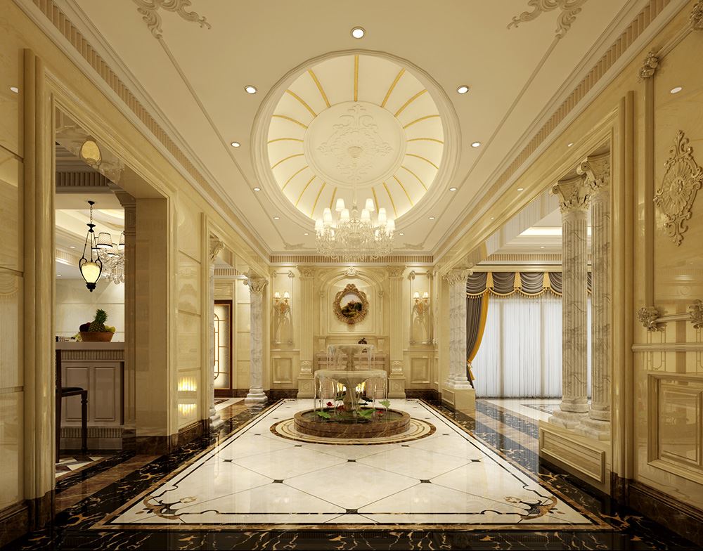 佛山市弘陽德商昕悅府歐式風(fēng)格別墅裝修案例