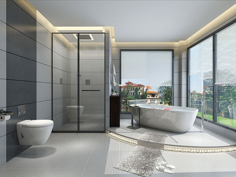 自貢市橋頭鎮(zhèn)新街東樓1-2號輕奢風(fēng)格別墅裝修案例