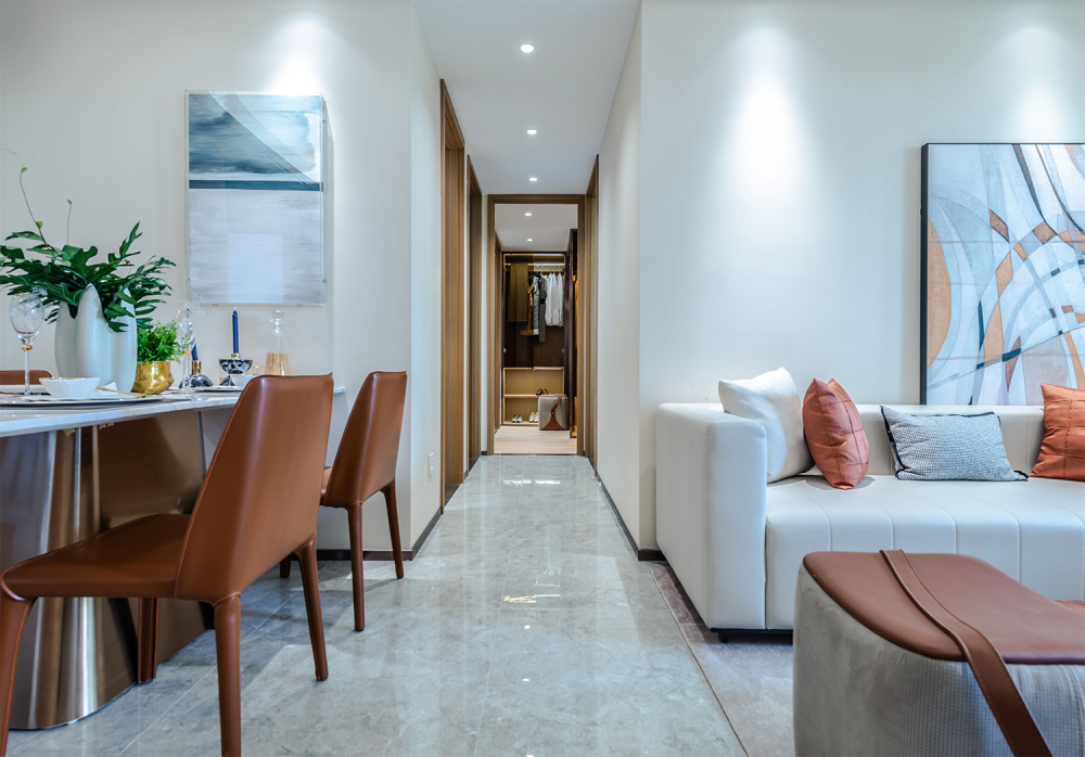 現(xiàn)代輕奢風格室內(nèi)設(shè)計家裝案例-走廊