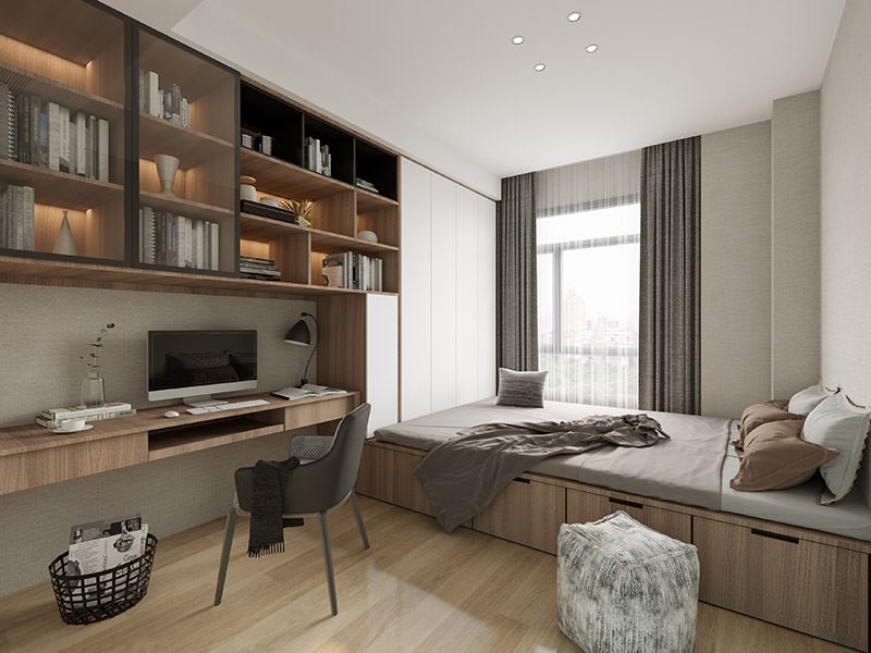 臺(tái)州市碧桂園&middot;翰林府現(xiàn)代簡約風(fēng)格三居室裝修案例