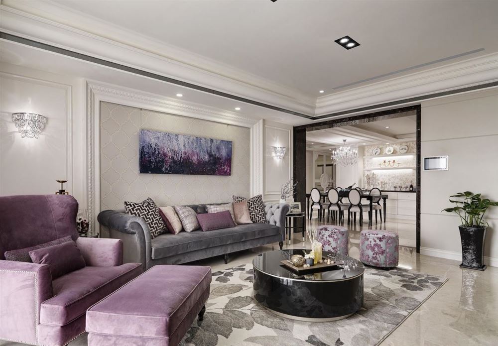 廣州市利海托斯卡納歐式風(fēng)格四居室裝修案例